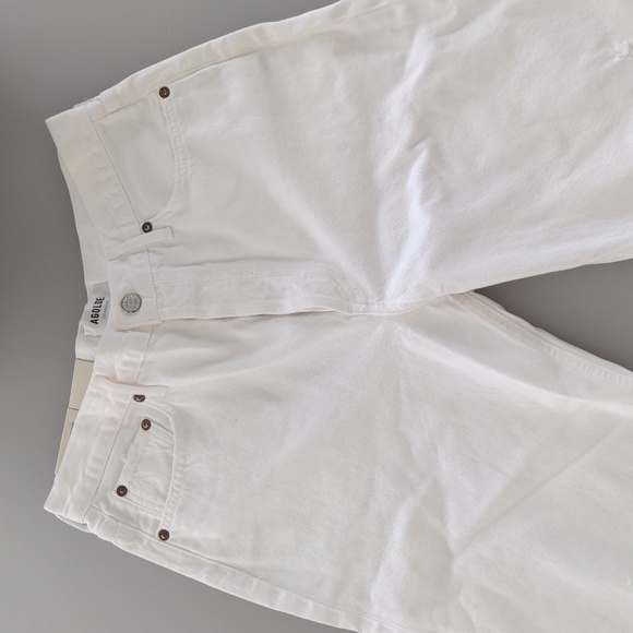 AGOLDE,Fen white distressed jeans NWT,28 - Picture 10 of 14